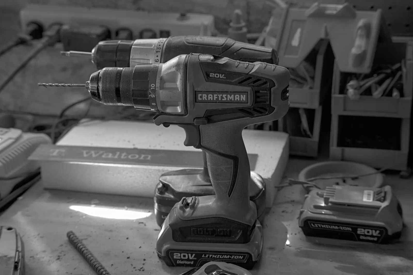 Workbench with hand tools — the DIY workspace where every train horn build happens