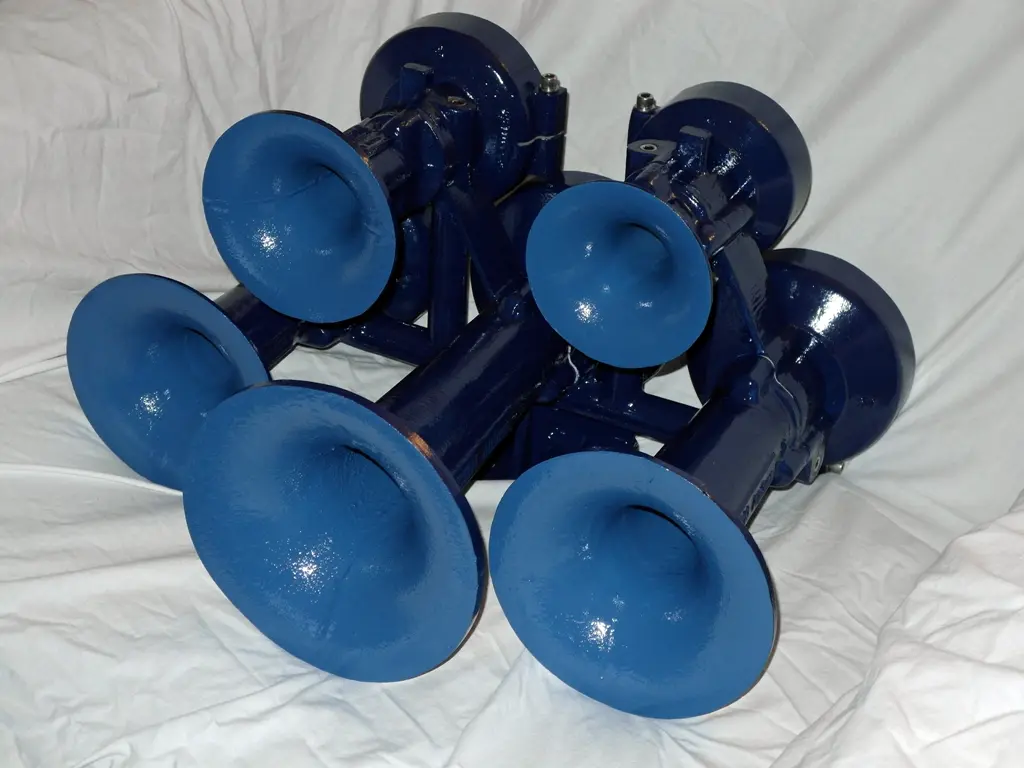 Nathan M5 locomotive air horn — the style of horn the Shocker XL is tuned to imitate