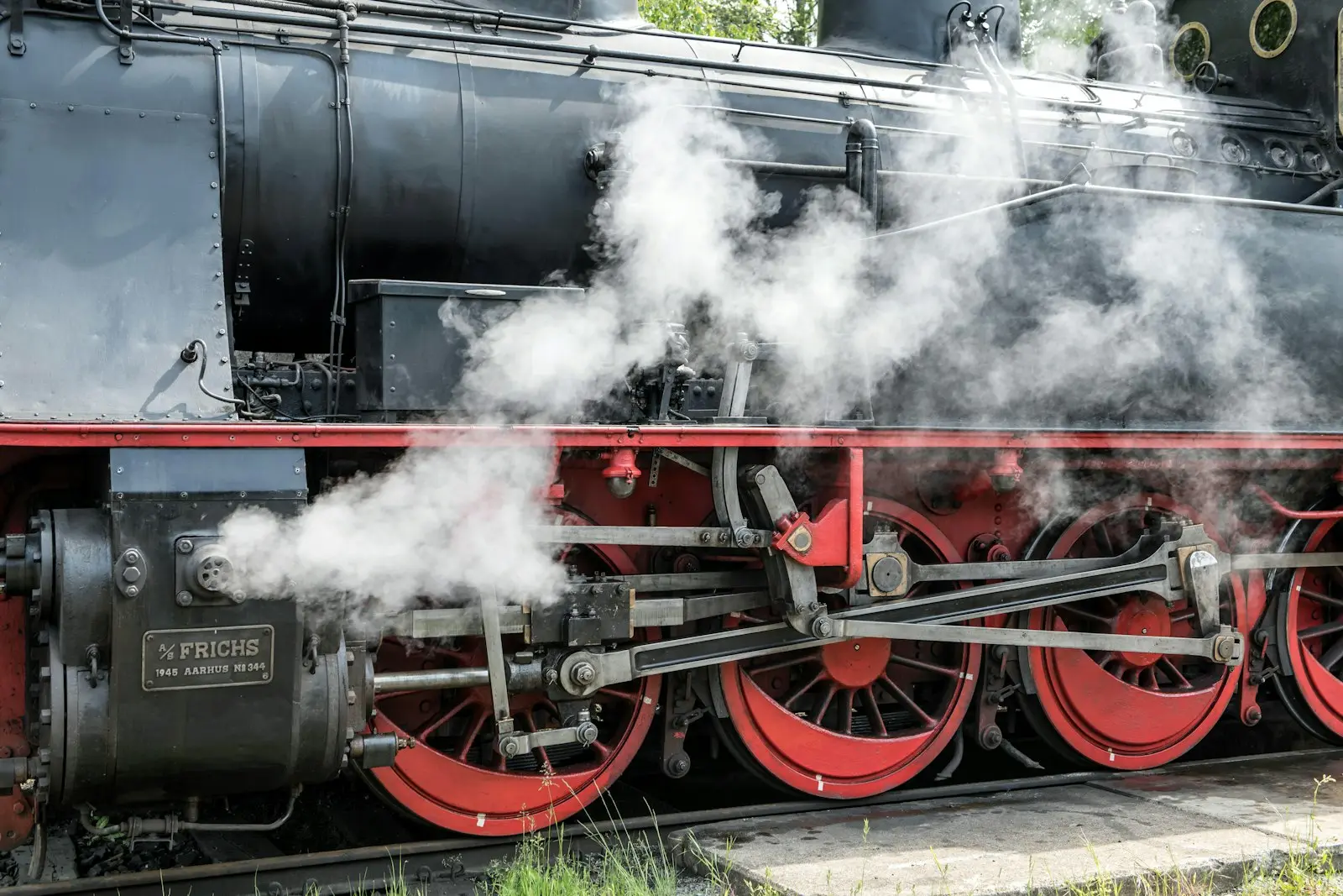 Steam train whistle