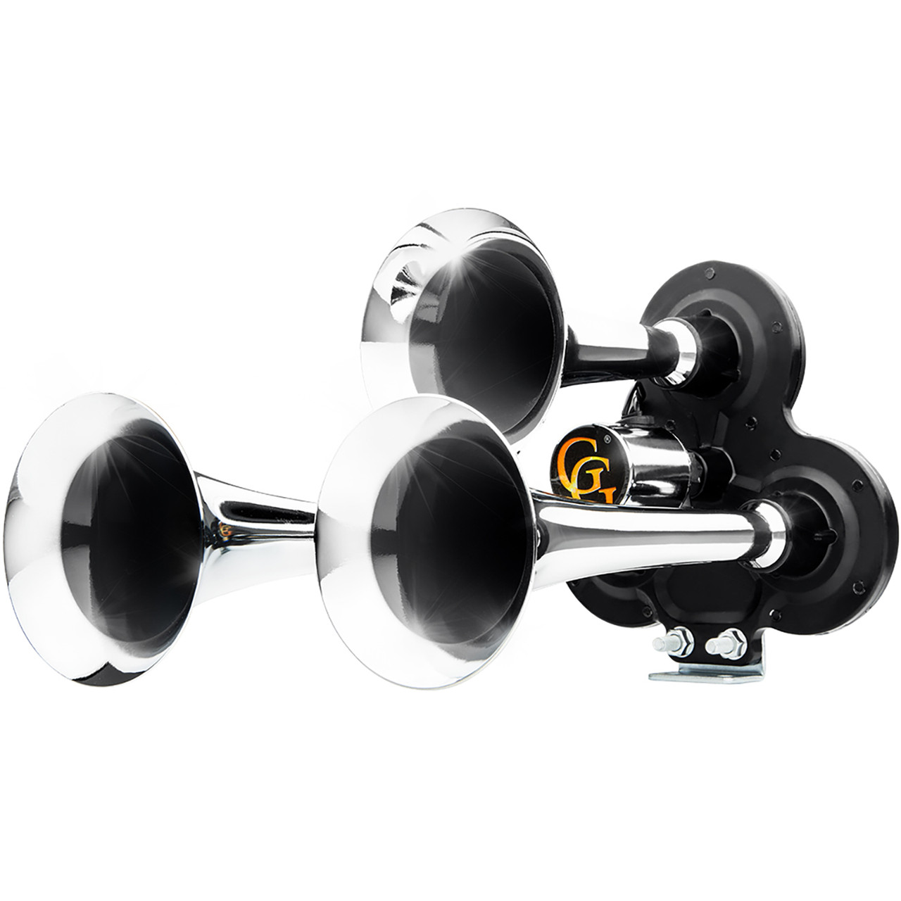 Grand General 69988 Little General chrome 3-trumpet air horn