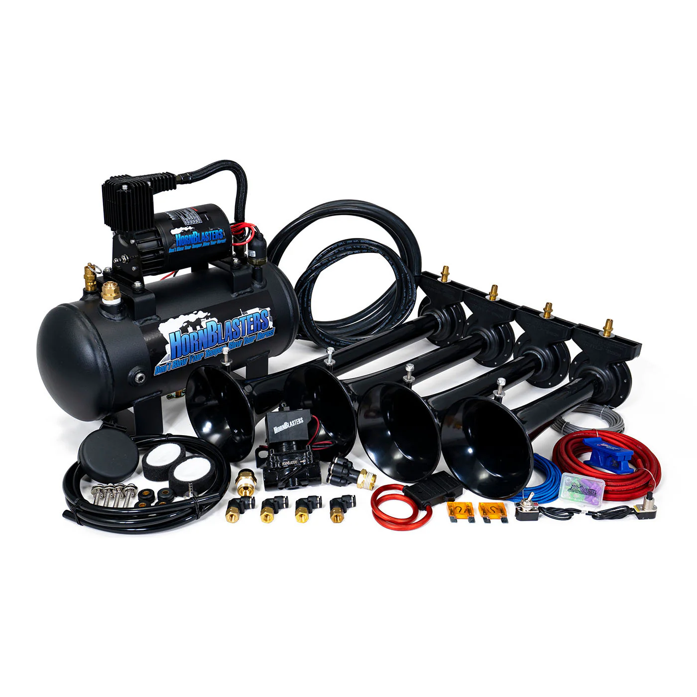 HornBlasters Conductor's Special 228H complete kit overview