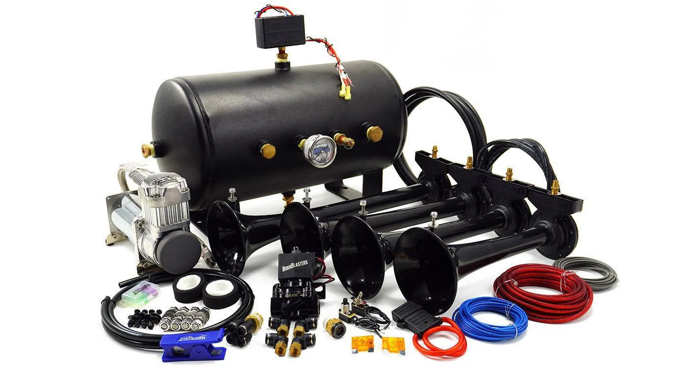 HornBlasters Conductor's Special 540 complete train horn kit overview