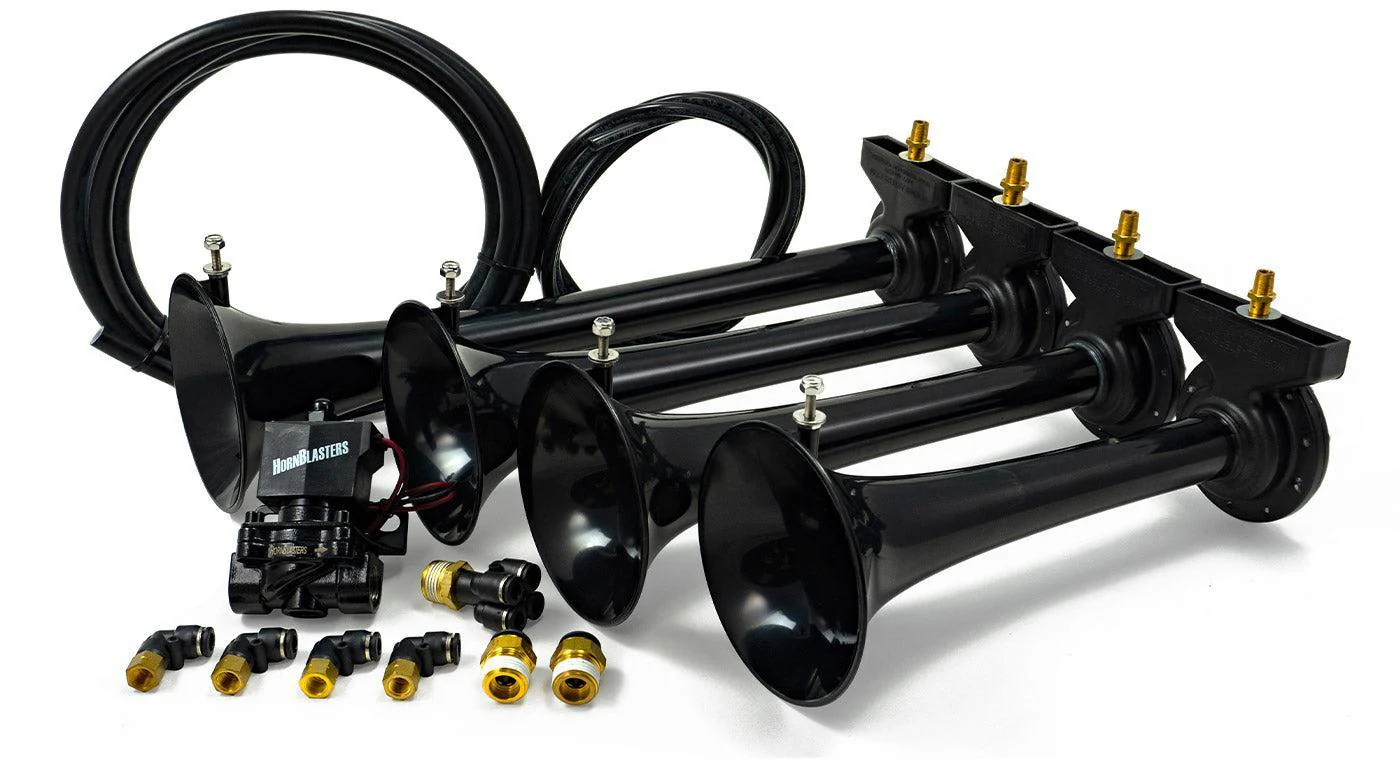Conductor's Special 544 Nightmare Edition Shocker S4 four-trumpet horn detail
