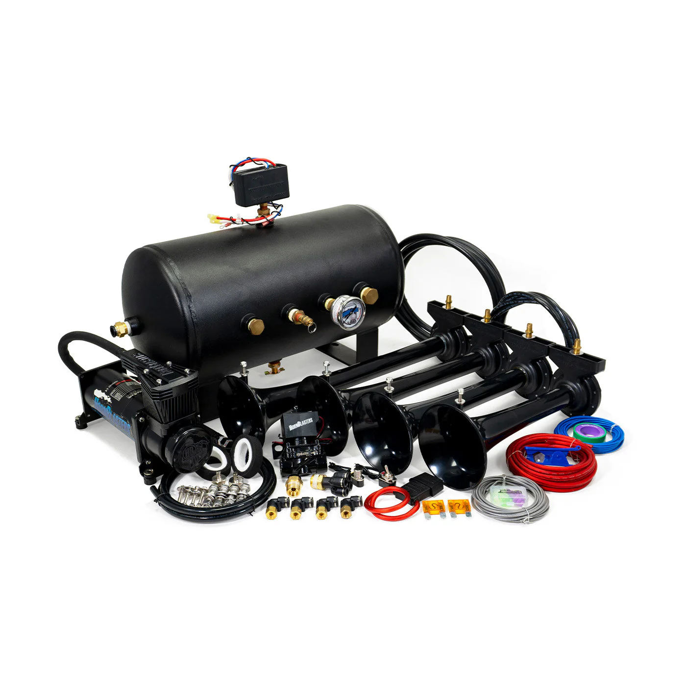 HornBlasters Conductor's Special 544 Nightmare Edition complete train horn kit overview