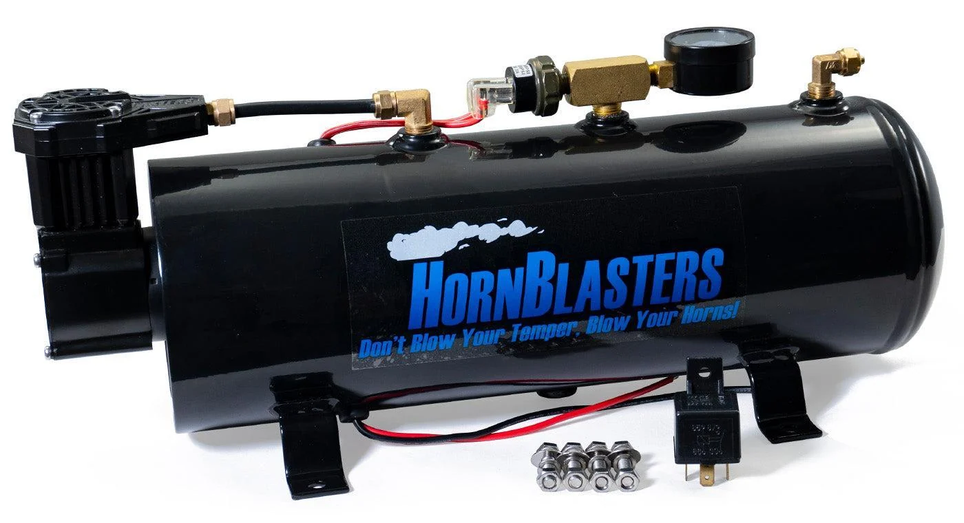 M3 3-liter compressor and tank combo with pressure switch, gauge and relay
