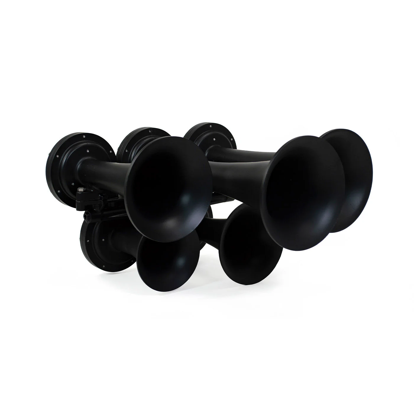 Nathan AirChime K5HA die-cast aluminum kettle-drum bells, angled view