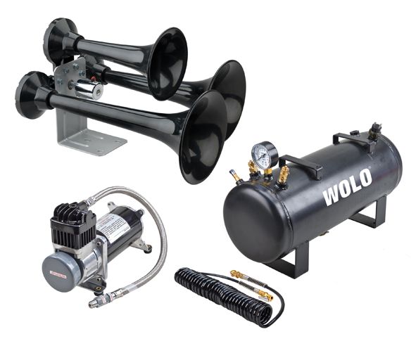 Wolo 847-858 Siberian Express PRO combo — horn with 2.5-gallon onboard air system